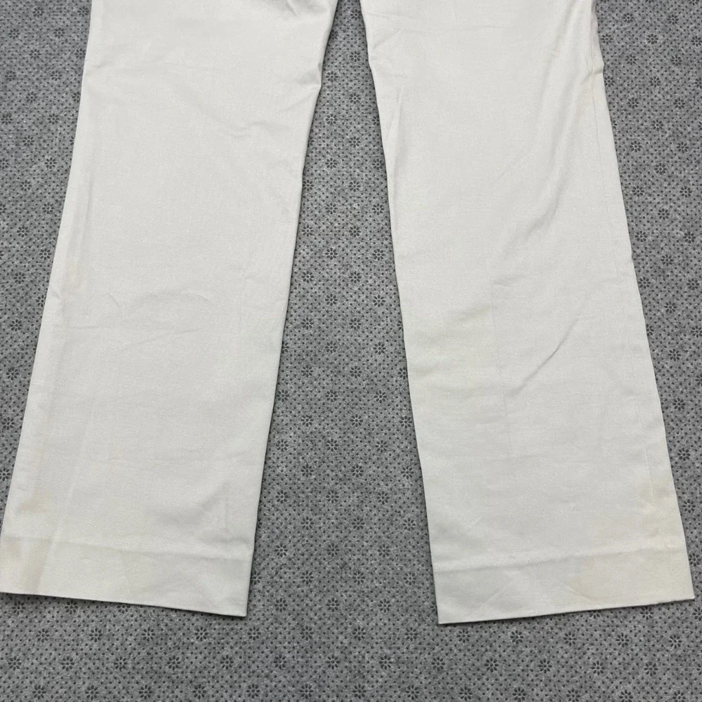NEW Brooks Brothers 346 Madison Ave Khaki Wide Leg Stretch Pants Size 2  W30xL30